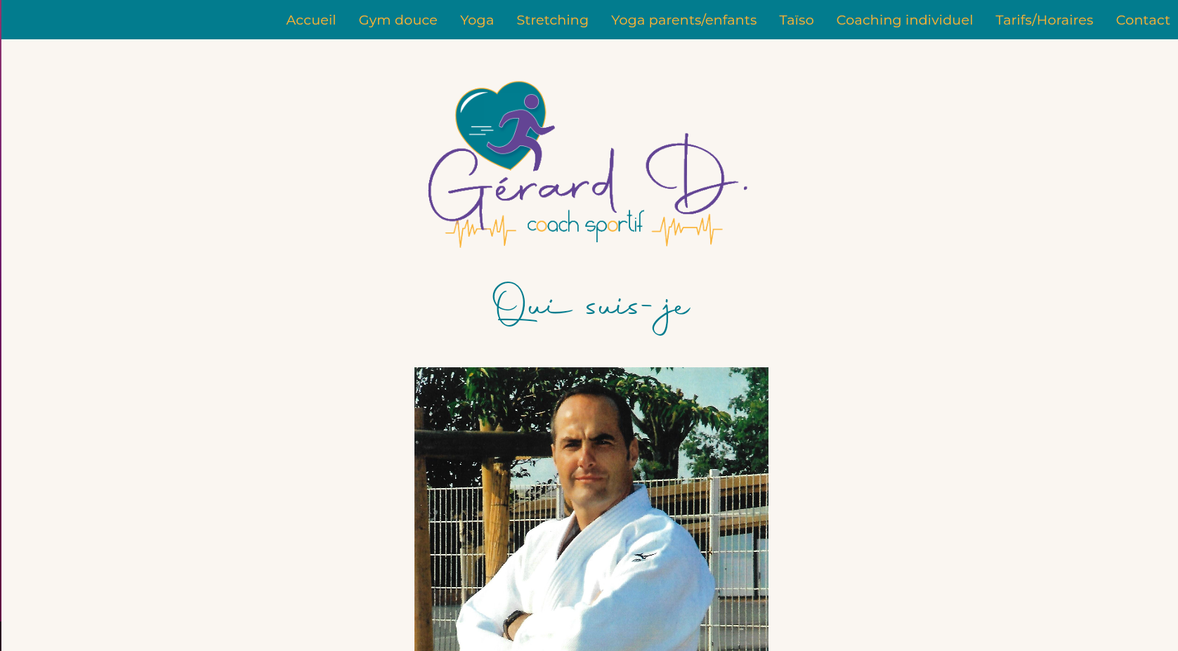 Site Gérard coach sportif